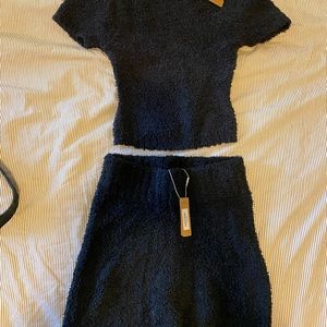 New with tags SKIMS cozy lounge collection set xxs/xs